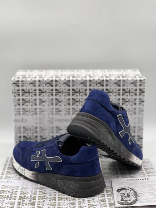 Мужские кроссовки Premiata A105672 синие - фото 3
