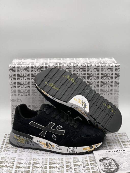 Мужские кроссовки Premiata A105715 чёрные - фото 4