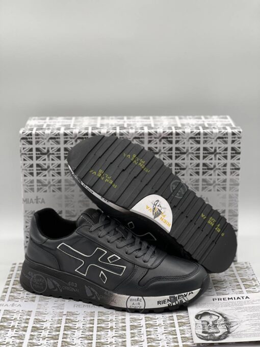 Мужские кроссовки Premiata A105728 серые - фото 4