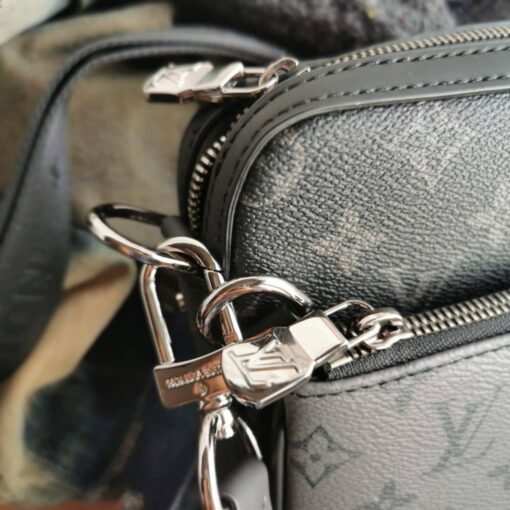 Мужская сумка Louis Vuitton A104272 черная 24/18 см - фото 5