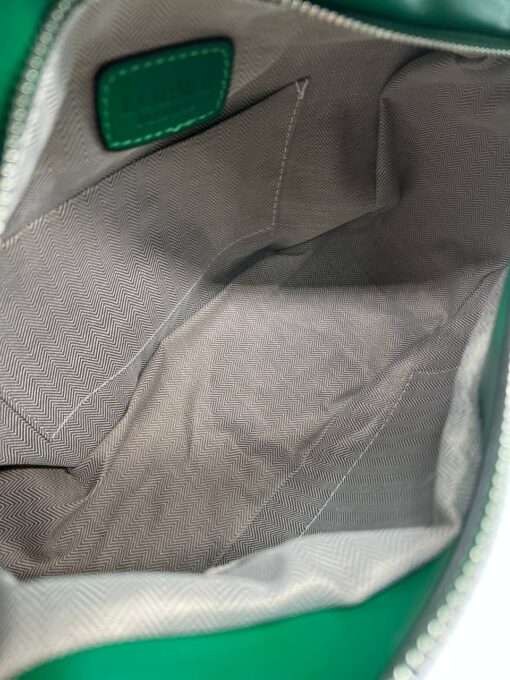 Женская кожаная сумка Loewe A106364 зелёная 30/18 см - фото 9