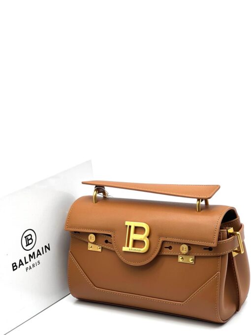 Женская сумка Balmain B-Buzz 19 Chestnut 25/14 см - фото 2