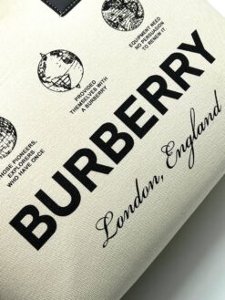 Сумка Burberry A106485 тканевая белая