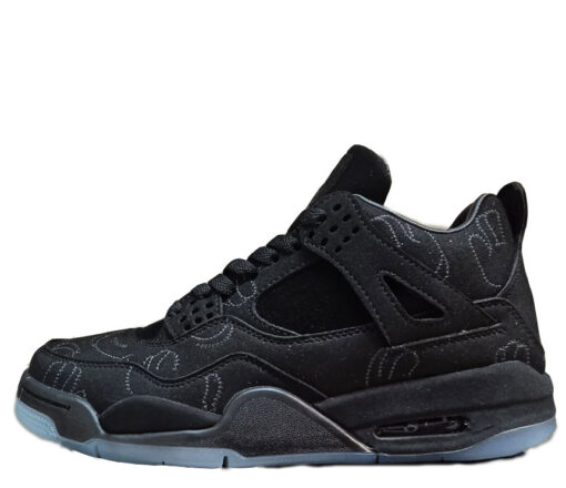 Кроссовки Nike Air Jordan 4 Retro Kaws Black - фото 1