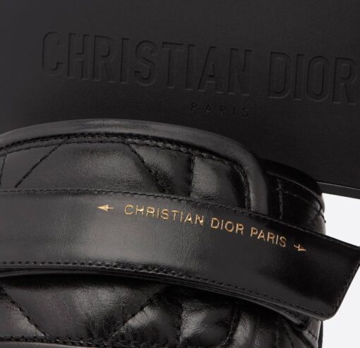 Шлёпанцы женские Christian Dior из натуральной кожи чёрные - фото 3