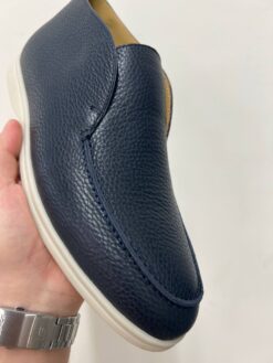 Ботинки мужские кожаные Лоро Пиано A107671 Black Premium