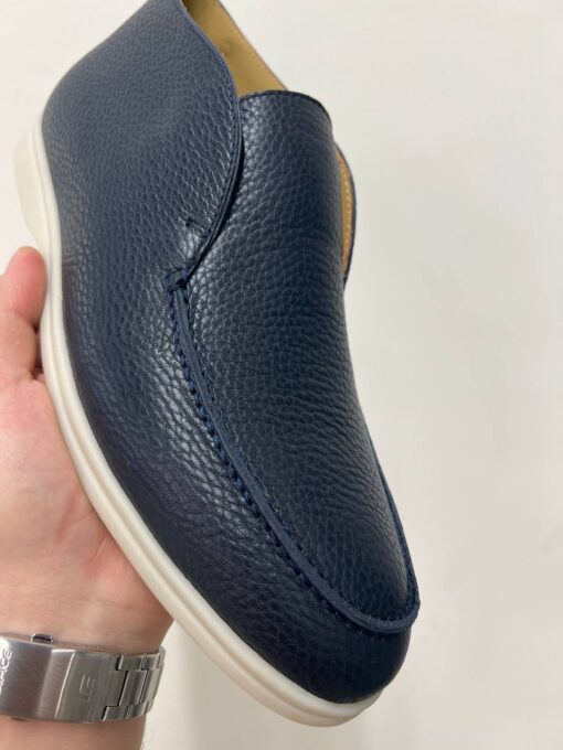 Ботинки мужские кожаные Лоро Пиано A107671 Black Premium - фото 3