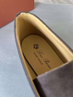 Ботинки мужские замшевые Лоро Пиано A107698 Chocolate Premium