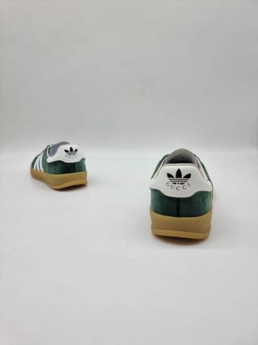 Кеды Adidas Gazelle x Gucci A108629 Green - фото 4
