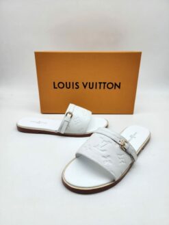 Шлёпанцы Louis Vuitton Lock It A110178 белые