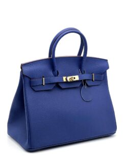 Женская сумка Hermes Birkin 35×26 см A109452 синяя
