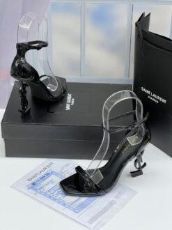 Туфли-босоножки Yves Saint Laurent Opyum A110411 Patent Leather Black
