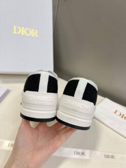 Кеды Christian Dior Walk’n’Dior Oblique на платформе чёрные