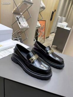 Туфли-лоферы Dior кожаные A113355 чёрные