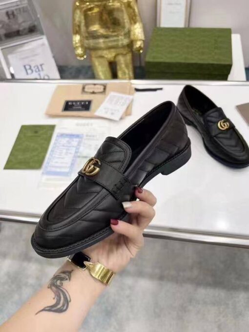 Туфли женские Gucci A113567 черные - фото 2