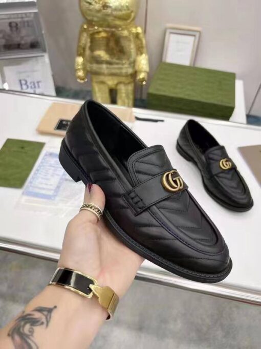 Туфли женские Gucci A113567 черные - фото 3