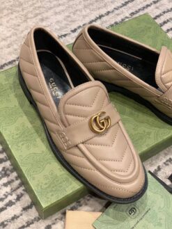 Туфли женские Gucci A113578 бежевые