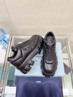 Туфли-ботинки Prada Monolith A113637 чёрные