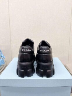 Туфли-ботинки Prada Monolith A113637 чёрные