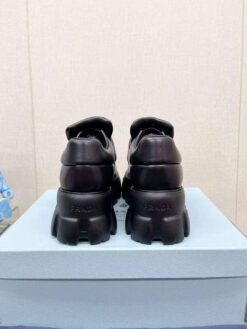 Туфли-ботинки Prada Monolith A113648 чёрные