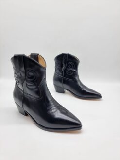 Женские ботинки казаки Isabel Marant Dewina Leather Black