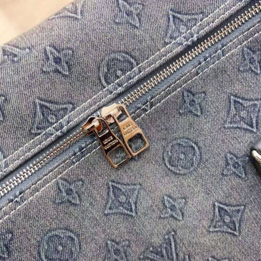 Дорожная сумка Louis Vuitton A113955 45/25/20 см серо-голубая - фото 6