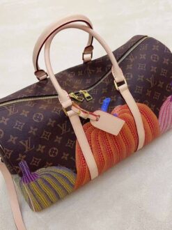 Дорожная сумка Louis Vuitton A113965 45/25/20 см коричневая - фото 10