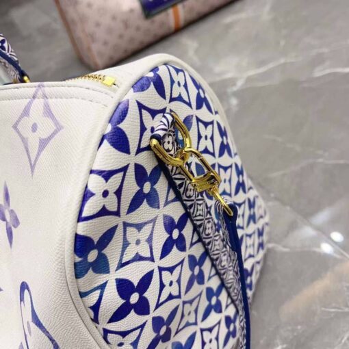 Дорожная сумка Louis Vuitton A113977 45/25/20 см белая - фото 3