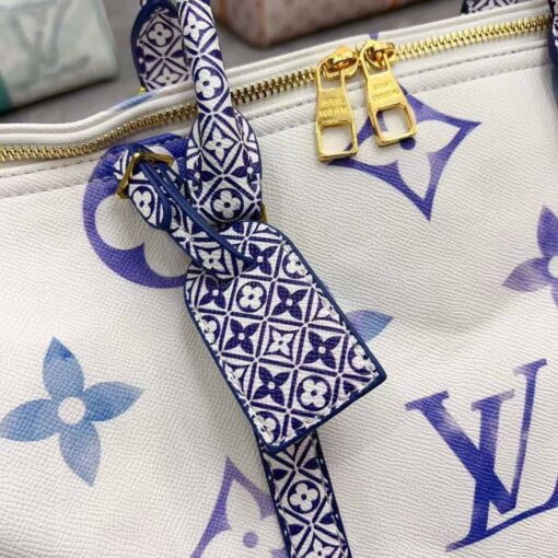 Дорожная сумка Louis Vuitton A113977 45/25/20 см белая - фото 4