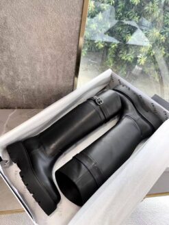 Сапоги Celine Bulky High Buckle Boot In Calfskin 352023554C Premium Black