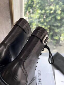 Ботинки Celine Bulky Lace-Up Boot In Calfskin 345553190C Black