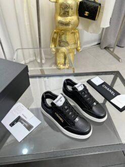 Кроссовки женские Chanel A115618 чёрные