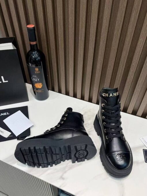 Ботинки Chanel A115629 чёрные - фото 2