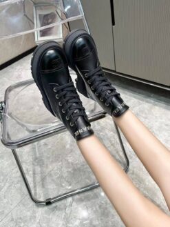 Ботинки Chanel A115629 чёрные