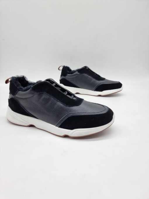 Мужские кроссовки Лоро Пиано A118198 чёрные - фото 2