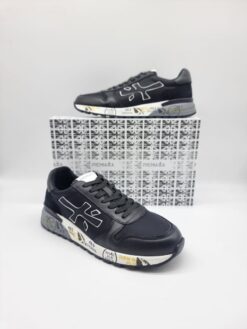 Мужские кроссовки Premiata A117862 большие размеры 46-47 чёрные