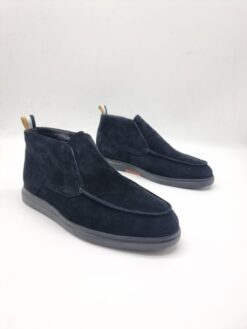 Мужские ботинки Hugo Boss A117512 зимние с мехом чёрные
