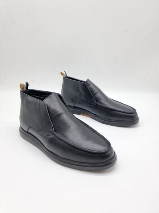 Мужские ботинки Hugo Boss A117524 зимние с мехом чёрные - фото 2