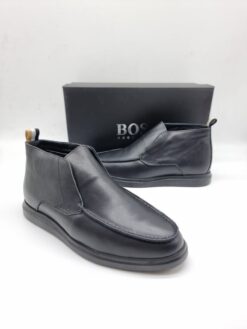 Мужские ботинки Hugo Boss A117524 зимние с мехом чёрные
