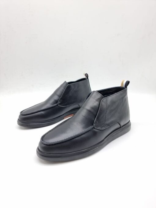 Мужские ботинки Hugo Boss A117524 зимние с мехом чёрные - фото 3