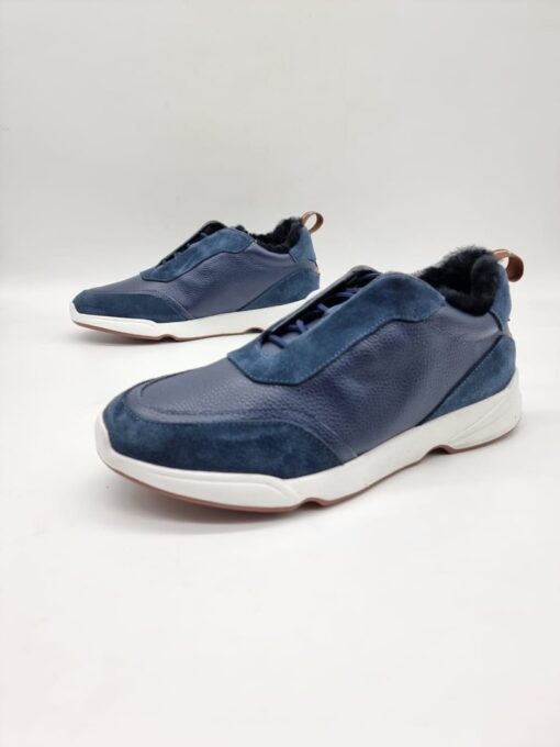 Мужские кроссовки Лоро Пиано A118173 синие - фото 3