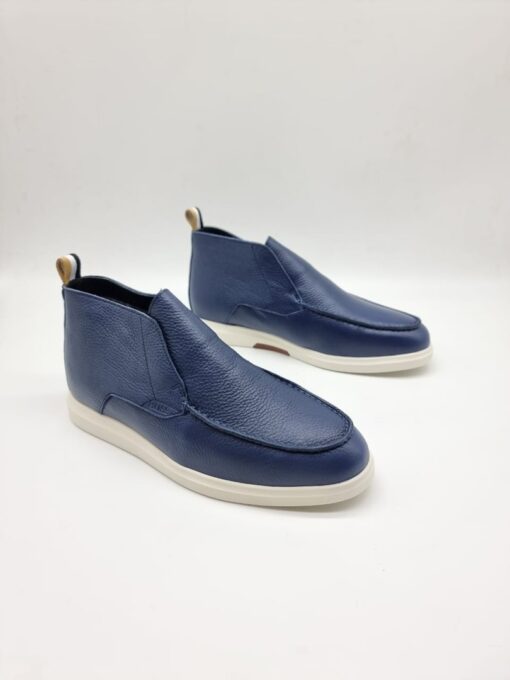 Мужские ботинки Hugo Boss A118211 зимние с мехом синие - фото 2
