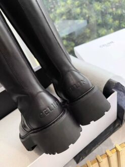 Сапоги Celine Bulky High Buckle Boot In Calfskin 352023554H Premium Black