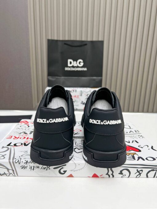 Кроссовки Dolce & Gabbana Portofino A116255 зимние с мехом черные - фото 2