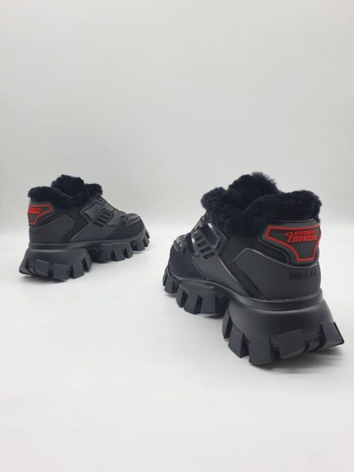 Prada Cloudbust Thunder Sneakers Winter A116730 Black - фото 4
