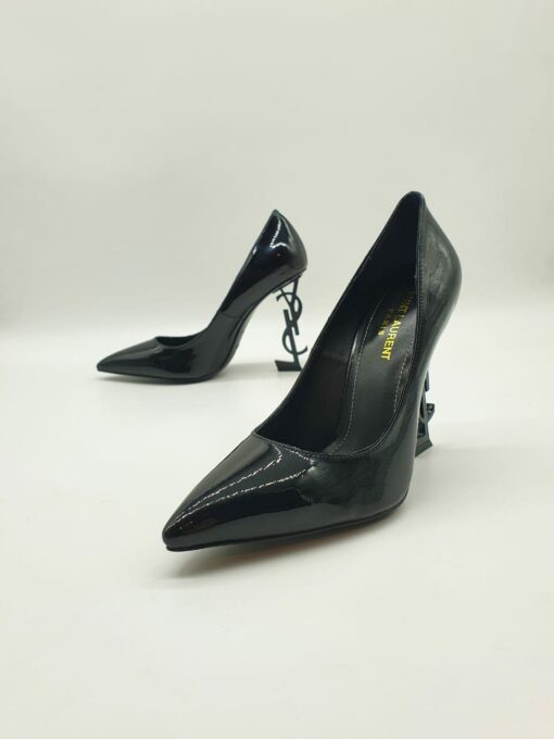 Туфли-лодочки Yves Saint Laurent Opyum Patent Black - фото 2