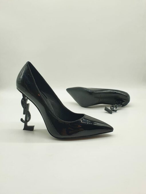 Туфли-лодочки Yves Saint Laurent Opyum Patent Black - фото 3
