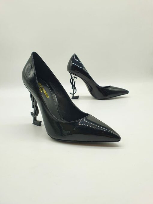 Туфли-лодочки Yves Saint Laurent Opyum Patent Black - фото 1