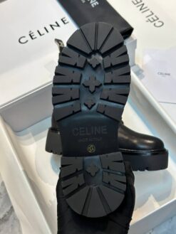 Ботинки Celine Bulky Lace-Up Boot In Shiny Bullskin 345553579C Black
