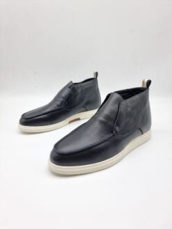 Мужские ботинки Hugo Boss A117436 большие размеры 46-48 зимние с мехом чёрные